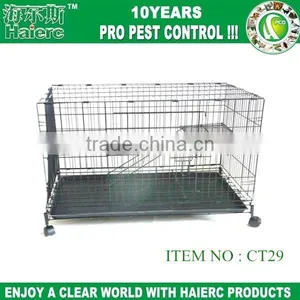 Haierc Outdoor Small Animal Cage Two Levels Cat Cage thumbnail-1