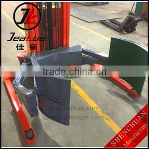 360 Deg Rotating 200KG Electric Clamp Barrel Lifter Forklift thumbnail-1