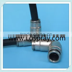 3/8 Quick Coupling Slip Lock 90 Degrees Elbow Connector thumbnail-2