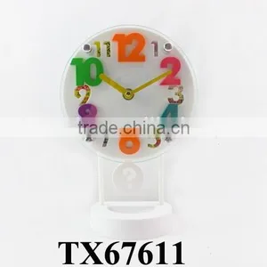 Apple Clock, Apple Shaped Clock, Apple Shape Alarm Clock thumbnail-4