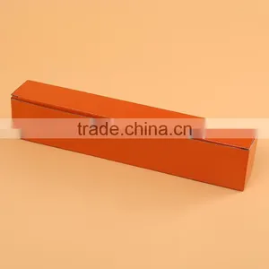 Narrow & Long Drawer Type Black Gift Paper Box With Logo Printed thumbnail-2