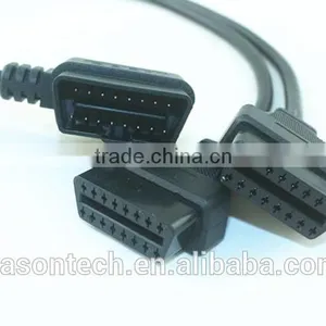 Vehicle-mounted Data Cable Splitter Right Angle J1962M to 2 J1962F thumbnail-2