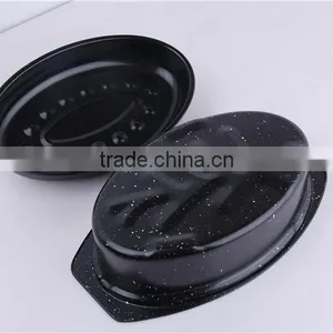 Exhaut Safety Design Restaurant Ceramic Coating Duck Oval Roaster thumbnail-6