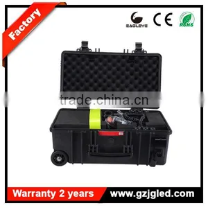 Guangzhou Portable Power Source Ems High/Middle/Low/SOS Operated CREE 80W LED Heavy Duty Rechargeable Searchlight thumbnail-4