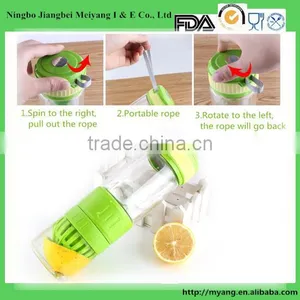 Lemon Juicer Glass Bottle/Transparent Fruit Juicer Glass Lemon Bottle /subzero Glass Water Bottle thumbnail-5