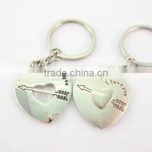 Love Metal Heart Key Ring for You thumbnail-1