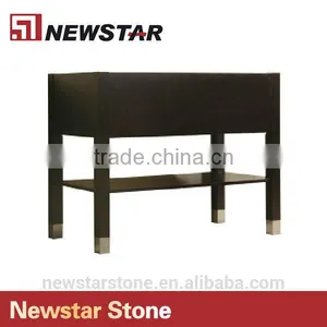 Hotel Functional Vanity Base With Solid Wood Legs thumbnail-2