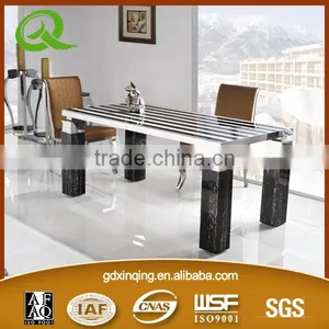 TH299 Low Price Tempered Glass Dining Set Design thumbnail-4