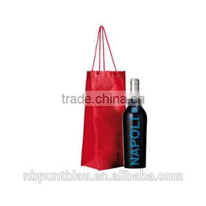 Non-woven Single Bottle Bag Red Wine Gift Packing Bag thumbnail-1