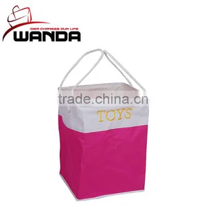 2017 Cheap Promotion Foldable Factory Price Woven Storage Bin Bag thumbnail-5