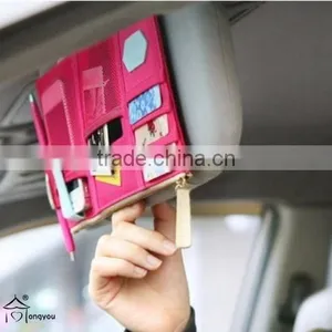 Multi-functional Auto Car Clip Sunvisor Car Storage Bag thumbnail-1