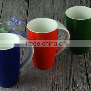 Wholesale 400ML Glaze Color Porcelain Coffee Mug Promotional Mug thumbnail-1