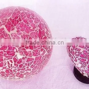 Crackle Valentines Candle Holder thumbnail-2
