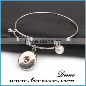 2016 New Designs Snap Jewelry Fashion Chain Design Snap Button Bracelet thumbnail-4