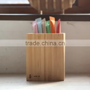 Wholesale Cheap Custom Pencil Case Top Quality Wooden Pencil Container thumbnail-2