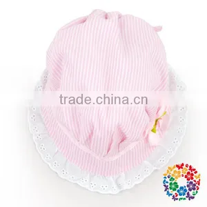 Wholesale Baby Hat Cotton Pink Lace Hat Baby Caps and Hats thumbnail-3