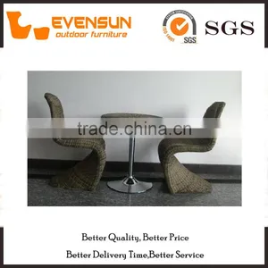 Amazing Rattan Bistro Chair Club Set Wicker Furniture thumbnail-1