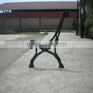 Garden Bench, Cast Alum Legs, Plastic Wood Bench thumbnail-6