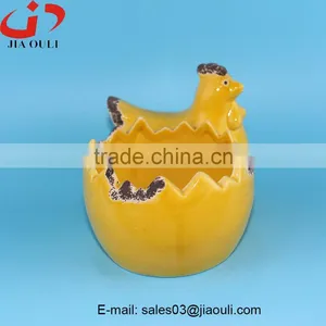 EASTER Decoration Outdoor Animal Flower Planter, Chicken Planter thumbnail-2