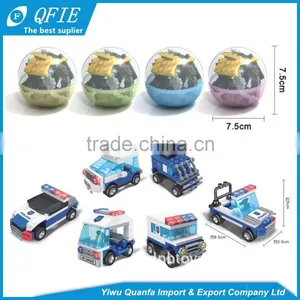 Wholesale Educatioanal Plastic Mini Diy Assembly Car Toy With Capsule thumbnail-2