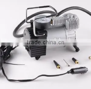 S30094 Portable 12v Mini Metal Air Pump Compressor Tire Inflator Gauge thumbnail-1