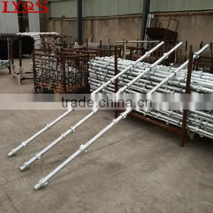 Q345 Steel Cuplock Scaffolding Standard With Forged Top Cup thumbnail-2