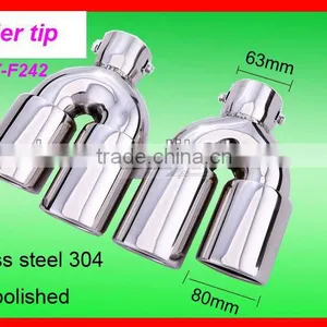 Car Exhaust Dual Head Muffler thumbnail-1