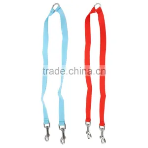 2.5*50 CM Double Head Multiple Dual Coupler 2 Way Nylon Dog Pig Pet Walking Leash Lead Collar Durable Nylon Dog Lead 2 Colors thumbnail-5