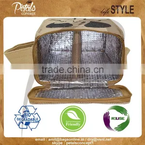 Jute Wine Cooler Bag for Liquor thumbnail-4