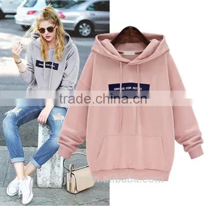 2017 New Style Round Neck Long Sleeve Plain Women Sweater Pullover Hoodies thumbnail-5