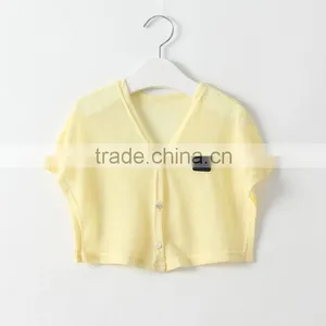 Kids T-shirt Wholesale V-neck Short Sleeve Summer Sunscreen Tops thumbnail-5