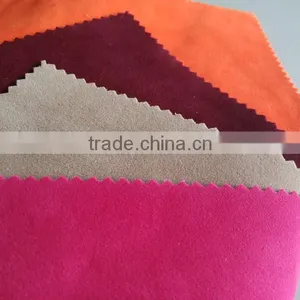 Pu Suede Flocked Leather, Double Flocking Leather for Shoes Upper thumbnail-1
