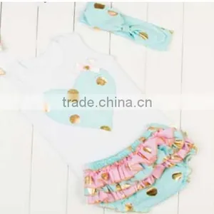 2016Gold Polka Dot Baby Outfits Top Quality Baby Clothes Baby Dresses thumbnail-6