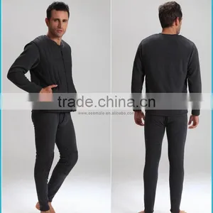 Merino Wool Heated Men Thermal Underwear Polartec Couples Long Underwear Heat Retention Comfort Skins Thermal Underwear Winter thumbnail-6