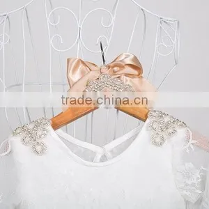 2017 New Fashion Beautiful Elegant Girls Long Sleeve White Lace Dress thumbnail-2