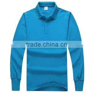 Customzied Blank Polo Shirt With Long Sleeves Unisex Autumn&Winter Top Clothings With Private Labels Or Company Logo Print thumbnail-2