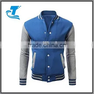 Men Varsity Baseball Jacket With Pockets thumbnail-1