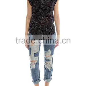 Latest Design Jeans Pants for Girl,new Style Fashion Girls Jeans,fancy Girl Jeans thumbnail-2