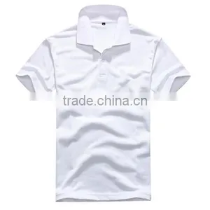 Wholesale Bulk Plain White Polo T Shirt China Manufacturer Custom OEM Factory 100% Cotton Short-sleeved Mens Polo t Shirts thumbnail-6
