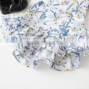 Wholesale 2 Pieces Kids Clothes Sets Kids Blouse and Shorts Set Baby Girl Clothes Set thumbnail-3