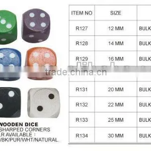 (R127) COLOR WOODEN DICE thumbnail-1
