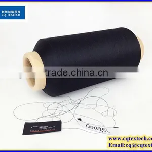 Yarn Dyed Polyester DTY Yarn for Garment Label thumbnail-1