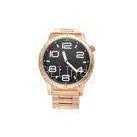 Golden Digital Quartz Alloy Metal Strap Watches With Daily Alarm / Hourly Chime thumbnail-1