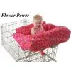 Baby Shopping Cart Cover/Grocery/Trolley Cart Cover/Shopping Trolley Cover/Seat Covers/Pad/Cushion--Flower Power thumbnail-1