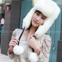 Faux Fur Russian Trapper Hat Womens Mens Ear Warm Winter Beret Cap Earflap Hat thumbnail-1