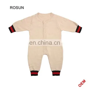 Guangzhou Factory White Hand Knit Wool Designs Baby Boy Sweater thumbnail-1