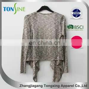 2016 Coarse Needle Cloth Long Sleeve Jacket With Women thumbnail-3