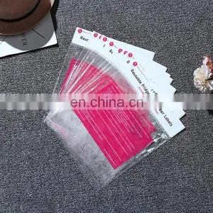 Custom Attractive Design Clothes Packing Plastic Opp Printing Poly Bag With Header Card and Self Adhesive Strip thumbnail-1