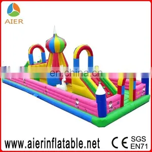 Large Children Football Challenge,inflatable Football Obstacle Course thumbnail-1