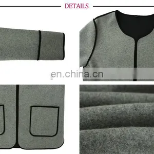 Guangzhou Factory Classic Winter Wool Old Women Coat thumbnail-3